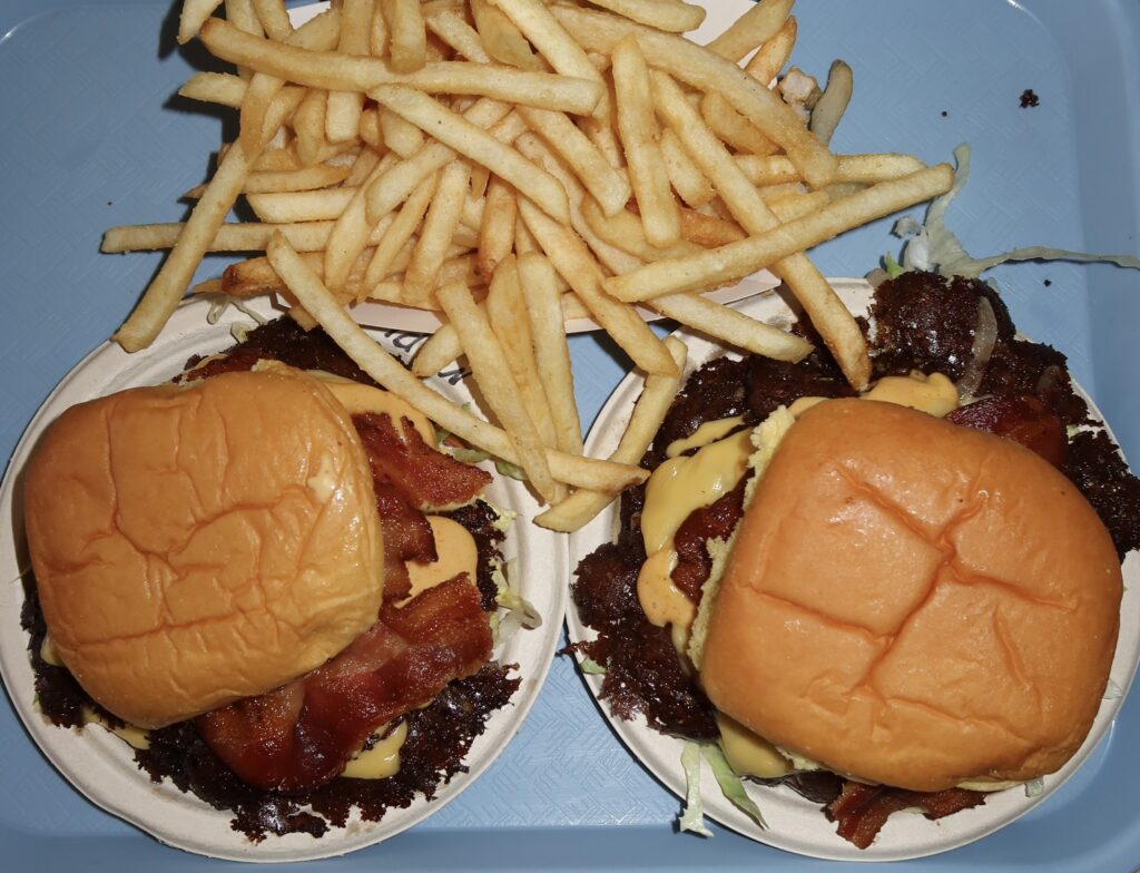 For The Win smashburgers and fries